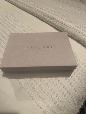 Jimmy Choo Pale Pink Box with Gold Logo